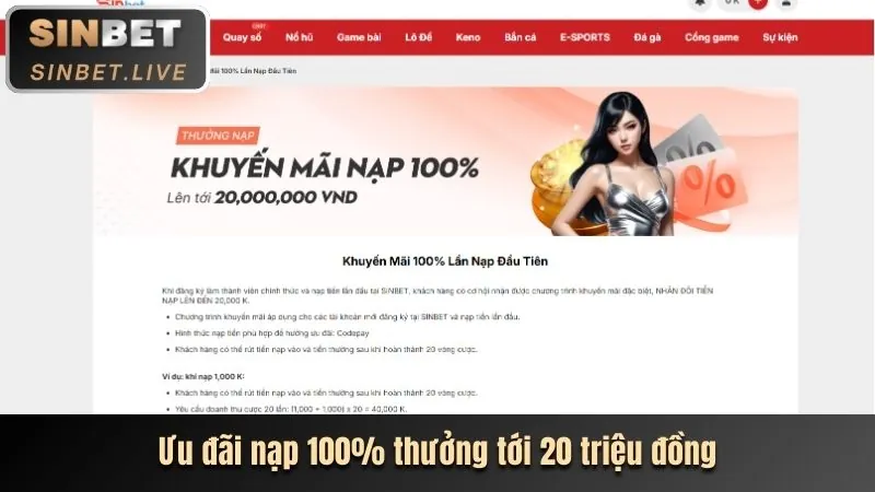 Thưởng nạp lại sumclub khuyến mãi
